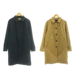 ザラ ZARA ステンカラーコート スプリングコート リバーシブル S ベージュ ネイビー /DF ■ECE003