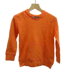 ラルフローレン RALPH LAUREN パーカー スウェット 長袖 キッズ 子供服 プルオーバー ロゴ 刺繍 6X オレンジ ピンク /XZ ■ECC002