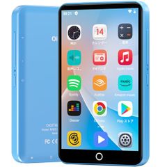 MP3 플레이어 자유롭게 앱을 도입 8코어 Android9.0 4인치 80GB WiFi Bluetooth 탑재 16GB내장 64GB카드 첨부 음악 검색 가능 Mp4 동영상 재생 1080P 일본어 키보드 대응 경량 디지털 오 993ceb9b