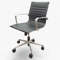 リプロダクト イームズ アルミナム チェア デスクチェア レザー 