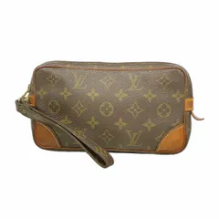 ★SALE【6cd5706】ルイヴィトン クラッチバッグ モノグラム マルリードラゴンヌPM M51827 ブラウン【中古】メンズ