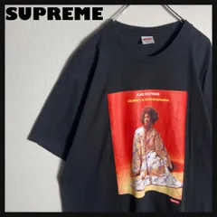 SUPREME フォトプリントTシャツ 黒 赤 XL