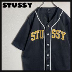 入手困難】STUSSY ストライプ ベースボールシャツ M ステューシー 希少