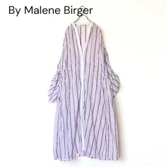 By Malene Birger バイマレーネビルガー ストライプ シャツワンピース ピンク