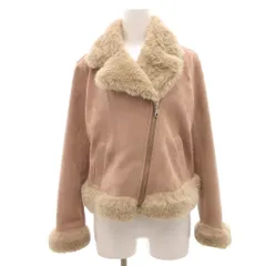 リランドチュール Rirandture 美品 ジャケット 2 ピンクベージュ フェイクファー /NL ■ECF003
