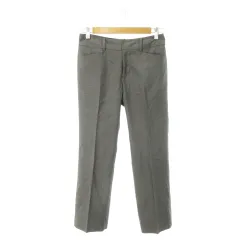 エマジェイムス EMMAJAMES パンツ スラックス ストレート ローライズ センタープレス 9 グレー /MN28