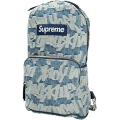 レア ☆ Supreme グラフィティ柄 スリングバッグ デニム ステッカー付き 2026年最新】Supreme Fat Tip Jacquard Denim Sling Bagの人気アイテム