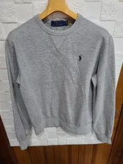 送料無料)POLO RALPH LAUREN ポロラルフローレン スウェット グレー 起毛