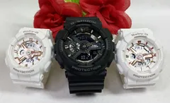 恋人たちのGショック トリプルウオッチ G-SHOCK BABY-G トリプル腕時計 カシオ 3本セット  アナデジ GA-110-1BJF BA-110XRG-7AJF  ラッピング無料 手書きのメッセージカードお付けします   クリスマス