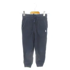 ポロ ラルフローレン POLO RALPH LAUREN ジョガーパンツ ロゴ刺繍 コットン 鹿の子生地 男の子 ボーイズ 3/3T 90～100 紺 ネイビー /AH8 ■GY99