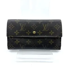 LOUIS VUITTON　ルイヴィトン　ポルトフォイユ インターナショナル 三つ折り モノグラム 長財布 ユニセックス ブラウン M61217　シリアル：TH0031