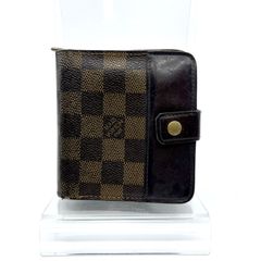 LOUIS VUITTON ダミエ 二つ折り財布 - メルカリ