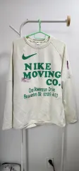 100>ナイキ ムービング ランニングクルー 長袖Tシャツ