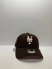 ニューエラ ニューヨークメッツ 50thアニバーサリー 9forty A-FRAME スナップバックキャップ ブラウンカラー