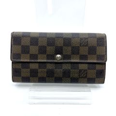 ♪【美良品】ヴィトン□ダミエ□2つ折れ長財布□ポルトフォイユサラ
