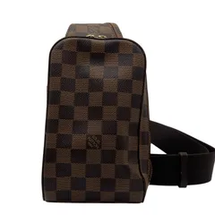 ルイ・ヴィトン LOUIS VUITTON ジェロニモス N51944 ブラウン ダミエキャンバス/レザー メンズ ボディバッグのサムネイル