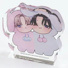 【中古】キーホルダー [単品] 美山薫子イラスト 描き下ろしアクリルマスコット 「コミックス パーフェクトアディクション 第4巻 アニメイトセットA」 同梱特典