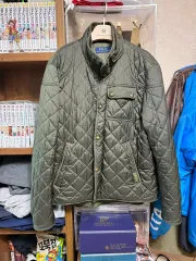 M ポロラルフローレン キルティング ジャケット オリーブ カーキ