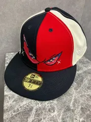 大人気　ブランド　ストリート　未使用同様　超美品　シュプリーム　Supreme　ニューエラ　コラボ　 アイズ　Eyes　 キャップ 　21AW　マルチカラー　59fifty　7 3/8 58.7cm
