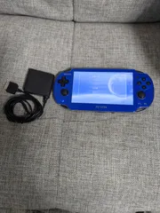 PSVITA サファイアブルー PCH-1000 本体 充電器のみ付属 動作品