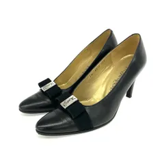 YvesSaintLaurent(YSL) イヴサンローラン パンプス 表記サイズ:35 1/2 リボン YSLロゴ金具    ブラック レディース / 240001197108