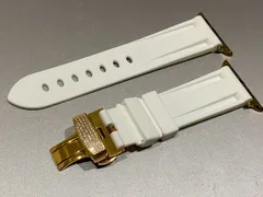 H×G●アップルウォッチバンド  Apple Watch 　キラキラ ジルコニア  メンズ レディース 　ラバーベルト38　40　41　42　44　45　46　49 ウルトラ ultra se