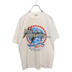 90s シングルステッチ F-15 イーグル 戦闘機Tシャツ A-3808
