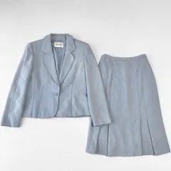 jun ashida ジュンアシダ ウール・カシミヤ混 ツイード スカートスーツ セットアップ セレモニー フォーマル 日本製 9号