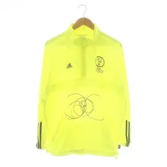 アディダス adidas climaproof ジャケット ジャンパー ウインドブレーカー プルオーバー S イエロー ブラック /ES ■OS