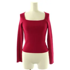 ココディール COCO DEAL ココディール 24AW スクエアネックニット 2 赤 レッド 長袖 /LP