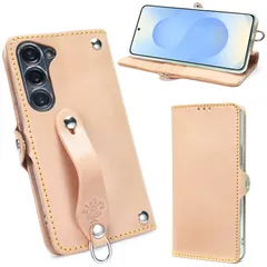 EFGS GalaxyS25との互換性あり 手帳型 ケース 栃木ナチュラル MSポケット 【左開き】 galaxys25 s25 TPU 手帳 ケース レザー ギャラクシー カバー docomo SC-51F au SCG31 栃木レザー 革 本革 日本製 リ