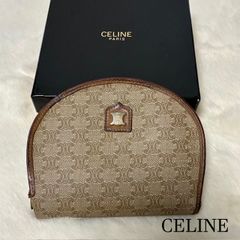 CELINE セリーヌ マカダム柄 ポーチ PVC レザー 【A1581】 - メルカリ