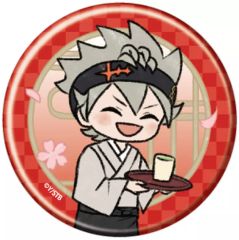 [중고] 배지 빈즈 아스타 [블랙 클로버 캔 배지 23.찻집 ver.(그래프 아트 일러스트)]