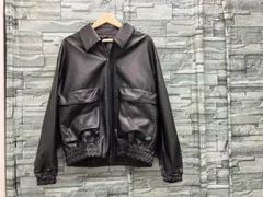 WYM LIDNM/シングルライダース/レザージャケット　BLK wy jk1038/黒/S