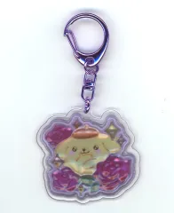 【中古】キーホルダー ポムポムプリン(A) 推しメッセージぷっくりアクリルキーホルダー 「サンリオキャラクターズ」