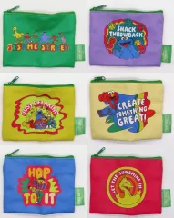 【中古】バッグ 全6種セット 「セサミストリート フラットポーチ」