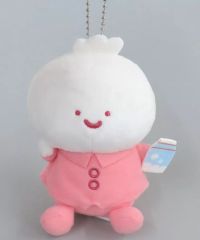 [중고] 봉제인형 마스코트·봉제인형 배지 문구씨(모-니구) 마스코트 매력 [문구와 함께] 로손 한정