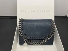 STELLA McCARTNEY ファラベラ 二つ折り財布 ネイビー 