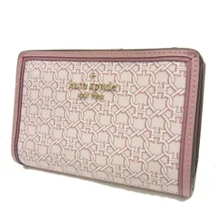 美品 定価3.8万円☆kate spade ケイトスペード 二つ折り財布 スペードリンク ミディアムコンパクト バイフォールド ウォレット 小銭入れ有