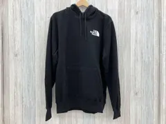 THE NORTH FACE／スクエアロゴ／パーカー／Mサイズ／メンズ／ブラック／裏起毛／バックプリント
