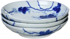 3個セット 大鉢・盛鉢 藍染ぶどう6.8深皿 [20.8 x 5.2cm] 【料亭 旅館 和食器 飲食店 業務用 器 食器】