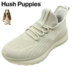 ハッシュパピー  Hush Puppies レディース スニーカー L-0003CT ハンズフリー 軽量 3E 軽量 紐 レースアップ ウォーキングシューズ スリッポン ベージュのサムネイル