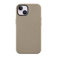 CASETiFY ペブル iPhone 14 ケース [1.5mからの落下試験をクリア/MagSafe対応] - グレージュ