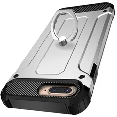 iPhone 7 Plus 用 ケース リング 耐衝撃 PC 対応 落下衝撃吸収 TPU スマホケース 防塵 アイフォン7 Plus ケース 米軍MIL規格 軽量 薄型 擦り傷防止 クリア 取り出し易い 携帯カバー 落下防止ケース オシャレ iPhone保護ケ