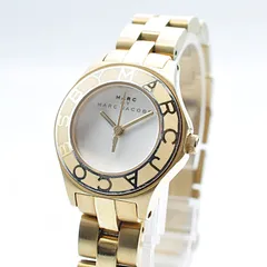 MARC BY MARC JACOBS マークバイマークジェイコブス MBM3051 ウォッチ Watch 腕時計 Quartz クォーツ ベゼルロゴ ゴールド 金 稼働品のサムネイル