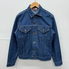 80s BIGMAC Denim Jacket サイズS程度 80年代 三角タグ ビッグマック デニムジャケット インディゴ ブルー 3rdタイプ ヴィンテージ JCPenney ジージャン トラッカージャケット 【X0686-001】□217