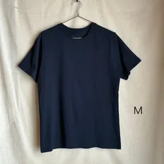 ピープルツリー　フェアトレード　オーガニックコットン　ベーシック　Tシャツ　男女兼用　ユニセックス　Mサイズ　ネイビーのサムネイル