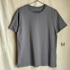 ピープルツリー　フェアトレード　オーガニックコットン　ベーシック　Tシャツ　グレー　男女兼用　ユニセックス　Mのサムネイル