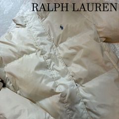 ラルフローレン　RalphLauren 　オフホワイトカラー　ダウンジャケット　サイズ：150　レディース　XS～S相当