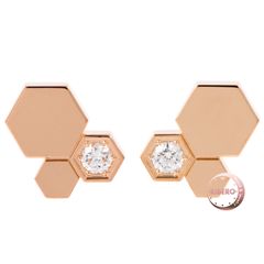 紫*花様 CHAUMET Bee My Love ピアス　ピンクゴールド 紫*花様 CHAUMET Bee My Love ピアス ピンクゴールド - メルカリ